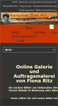 Mobile Screenshot of kunstgalerie-fiona-ritz.de